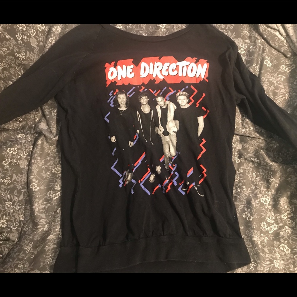 Long sleeve one direction shirt